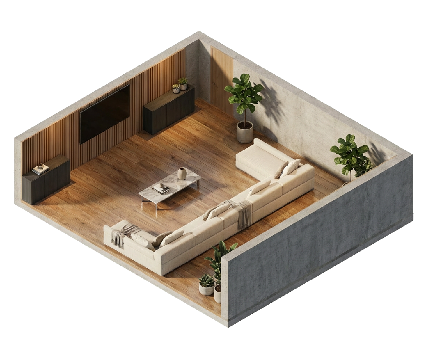 AI rendered photorealistic output